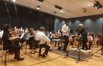 Gemeinsame Konzerte mit dem Schweizer Sinfonieorchester SOKS